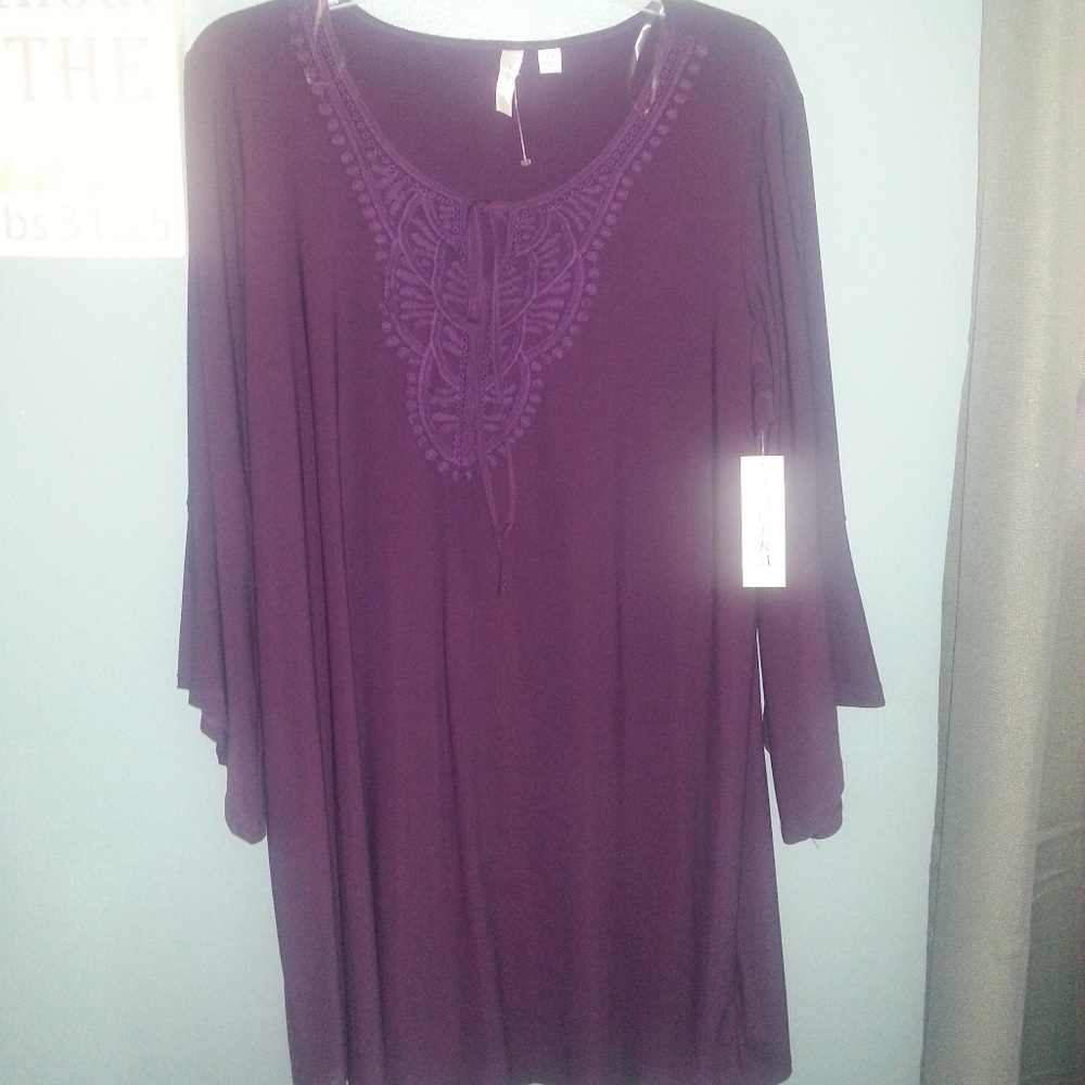 Tacera eggplants dress/brand new with tags